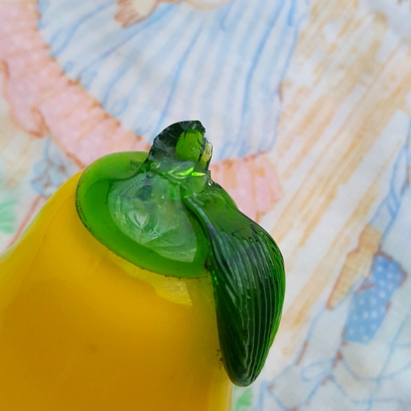 Vtg Glass Art Lemon - Picture 3 of 6